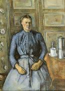 Paul Cezanne Woman with Coffee Pot (mk09) USA oil painting artist